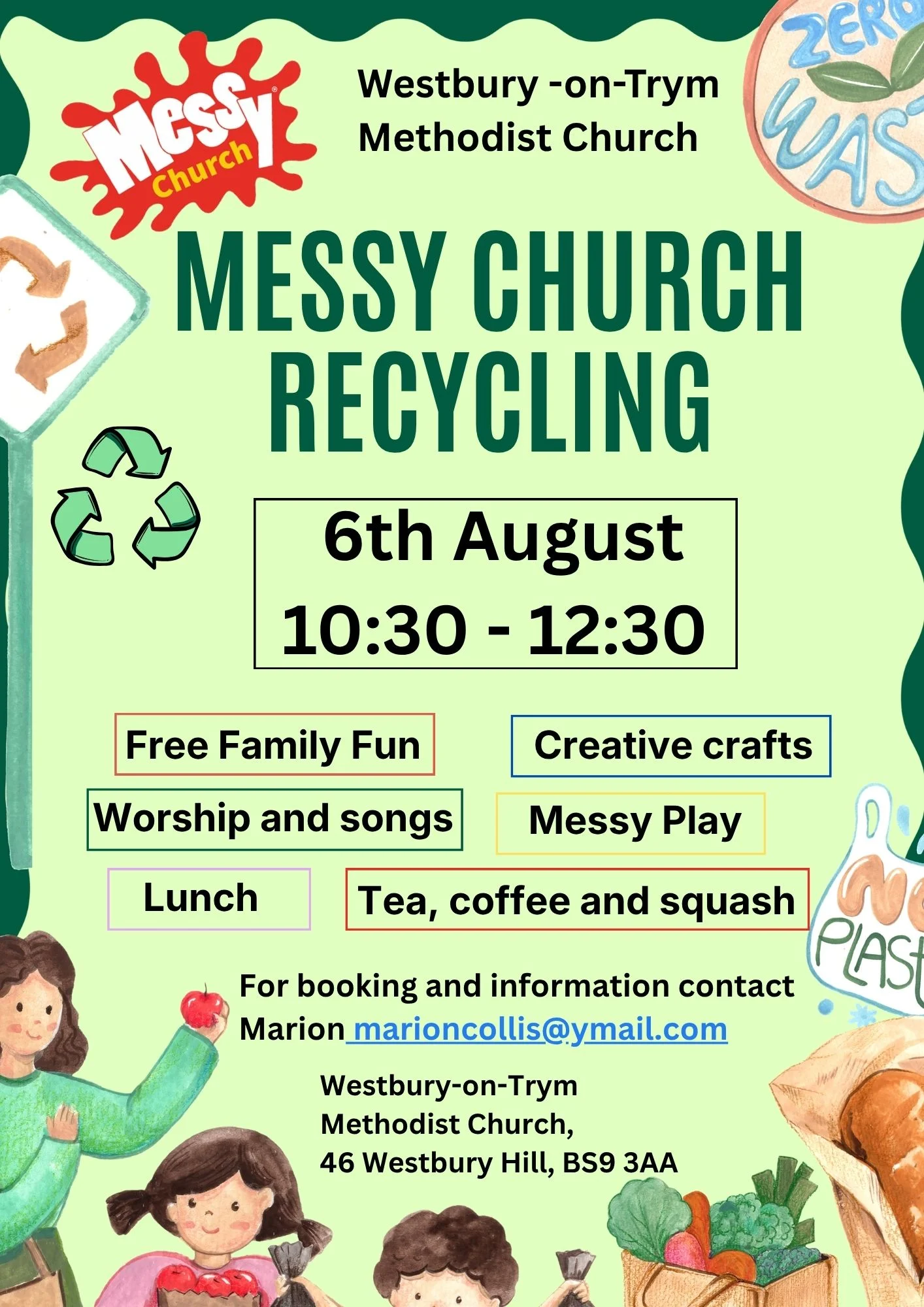 Messy Church recycling -marion’s email